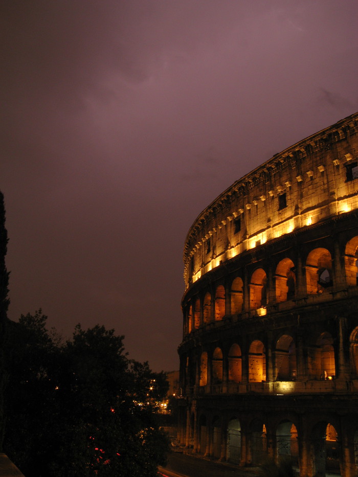 Colosseum by night