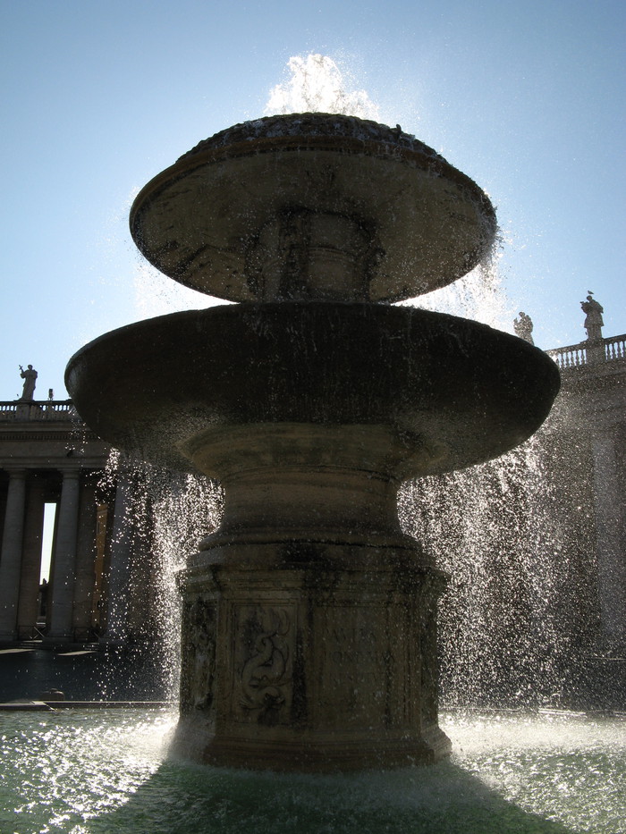 Piazza fountain